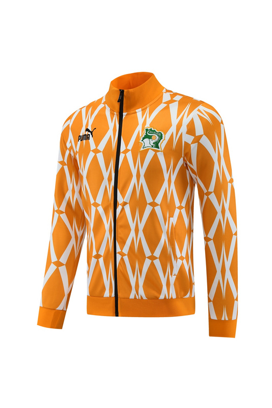 23 Ivory Coast Orange Suit